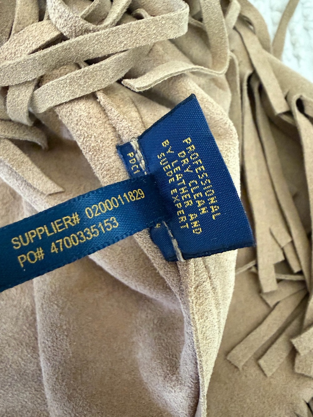 Polo Ralph Lauren Suede Fringe Skirt - Picture 5 of 8